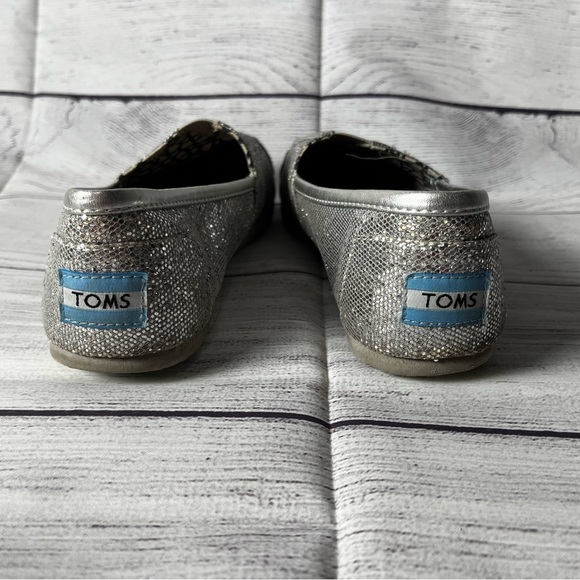 Women’s silver glitter Toms - Picture 5 of 7
